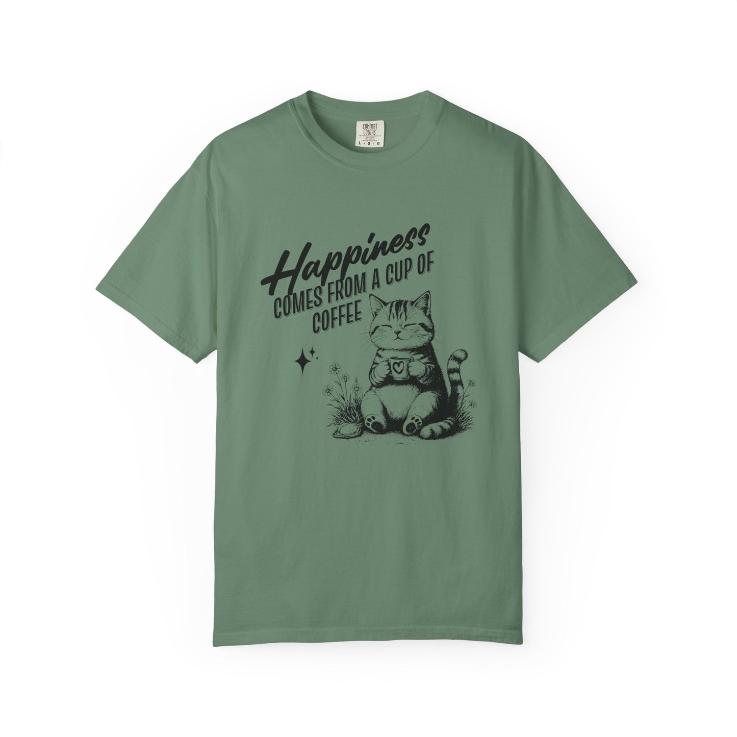 Happiness comes from a cup of coffee T-shirt