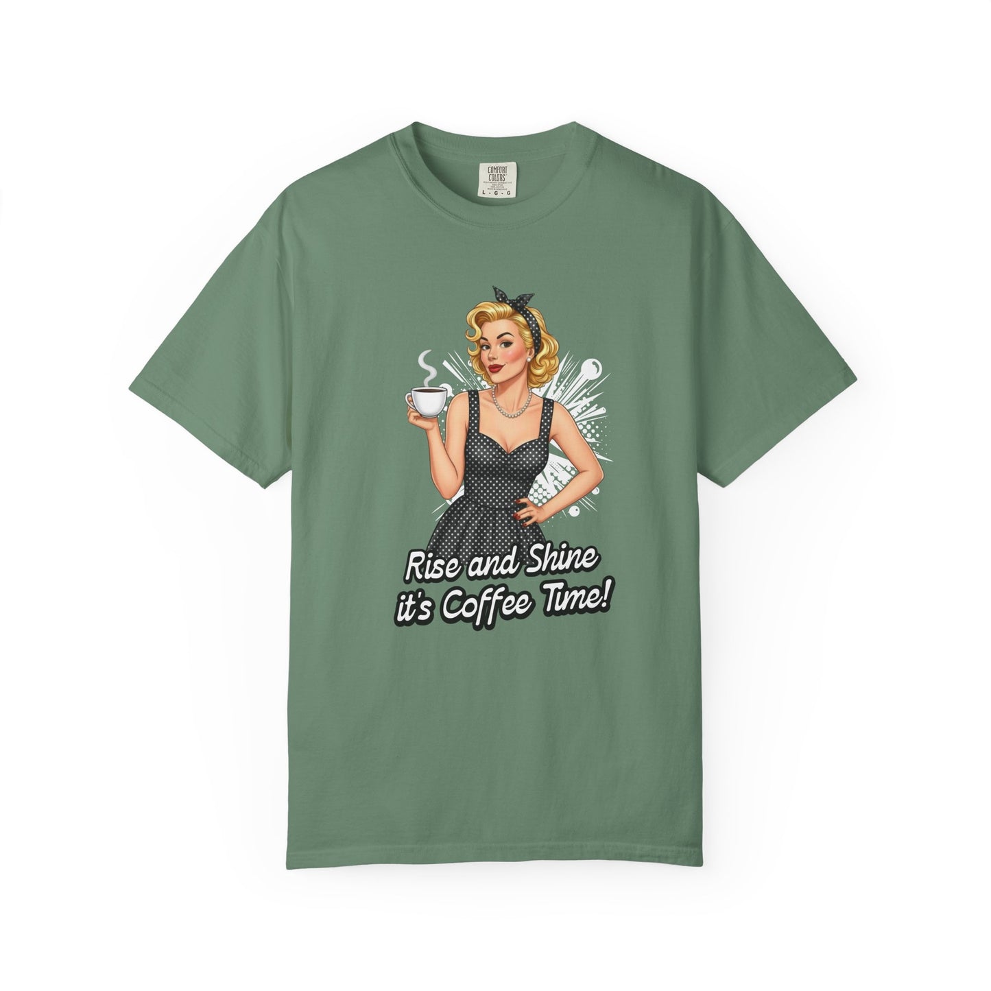 Rise and shine it's coffee time T-shirt