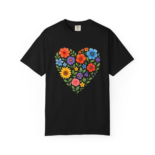 Floral Heart T-shirt
