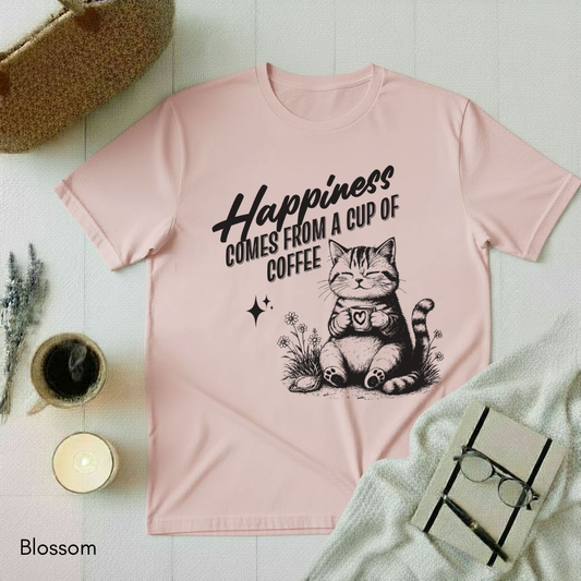 Happiness and Coffee T-shirt