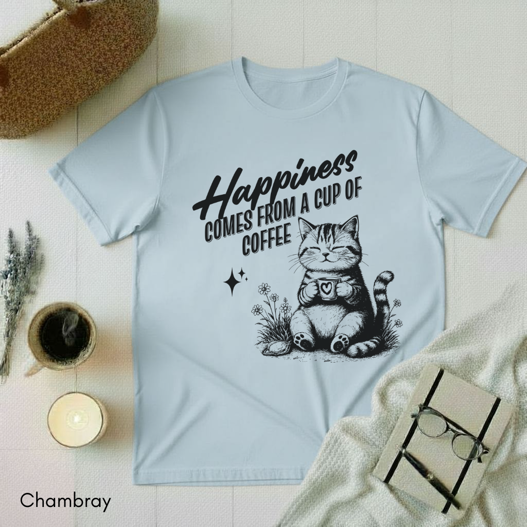 Happiness and Coffee T-shirt