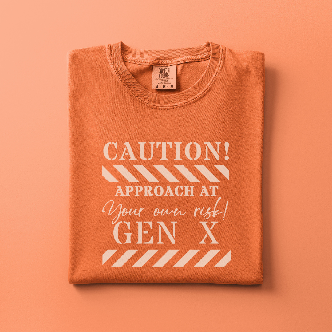 Caution Gen X Tee