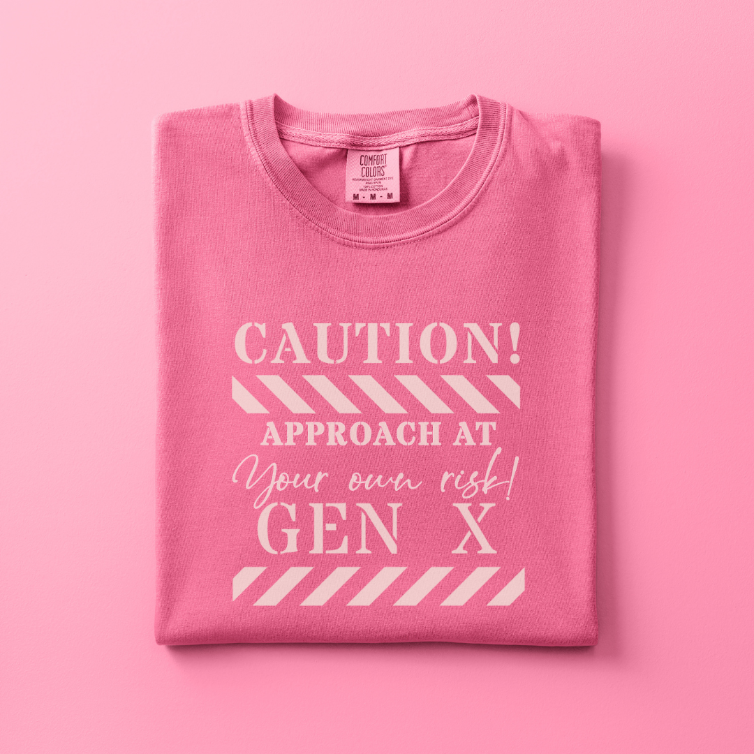 Caution Gen X Tee