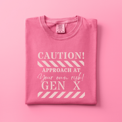Caution Gen X Tee