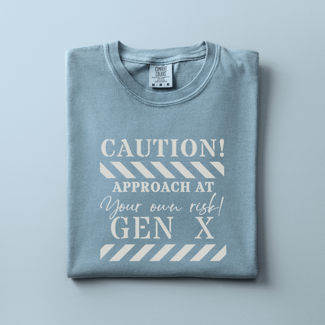 Caution Gen X Tee