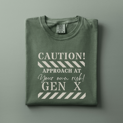 Caution Gen X Tee