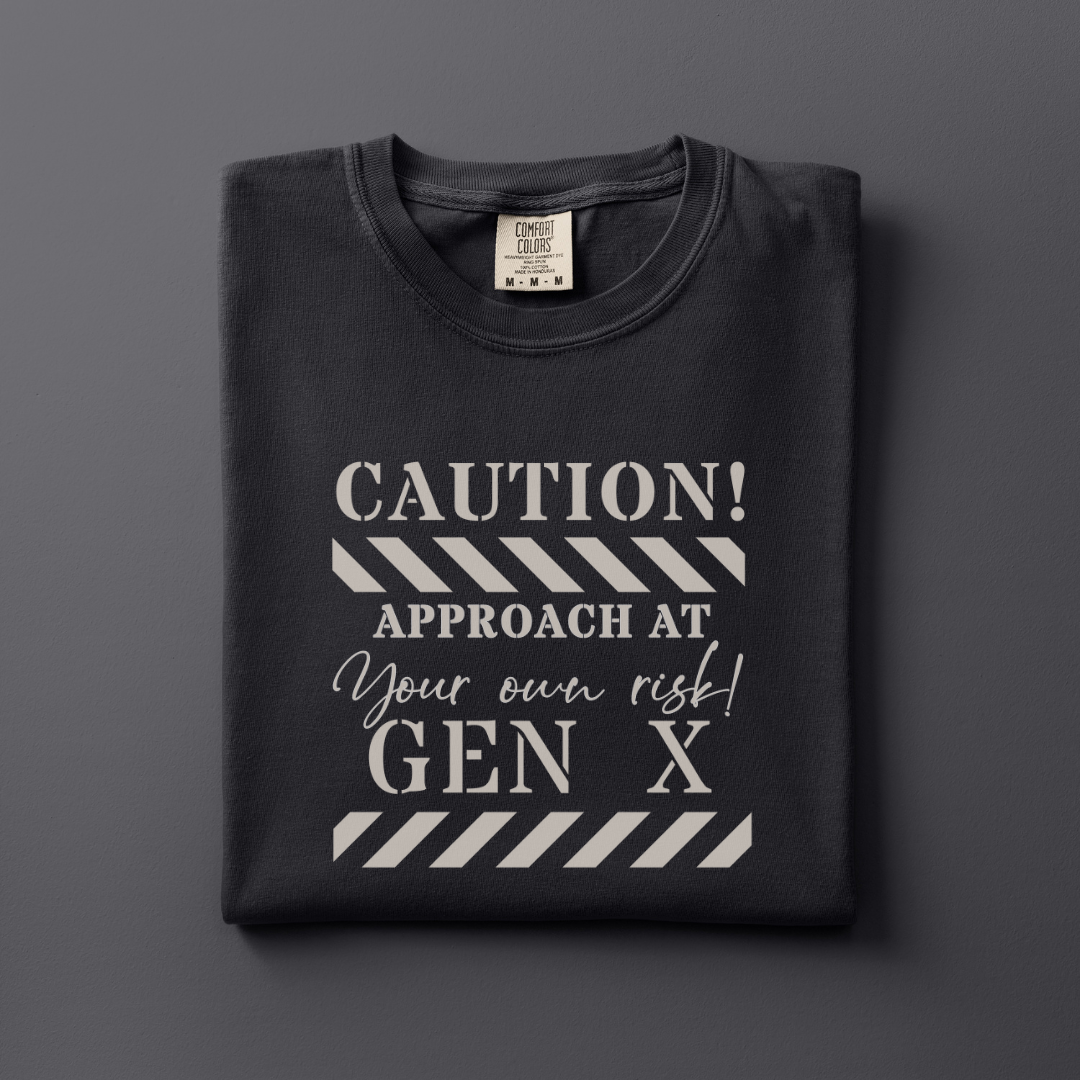 Caution Gen X Tee