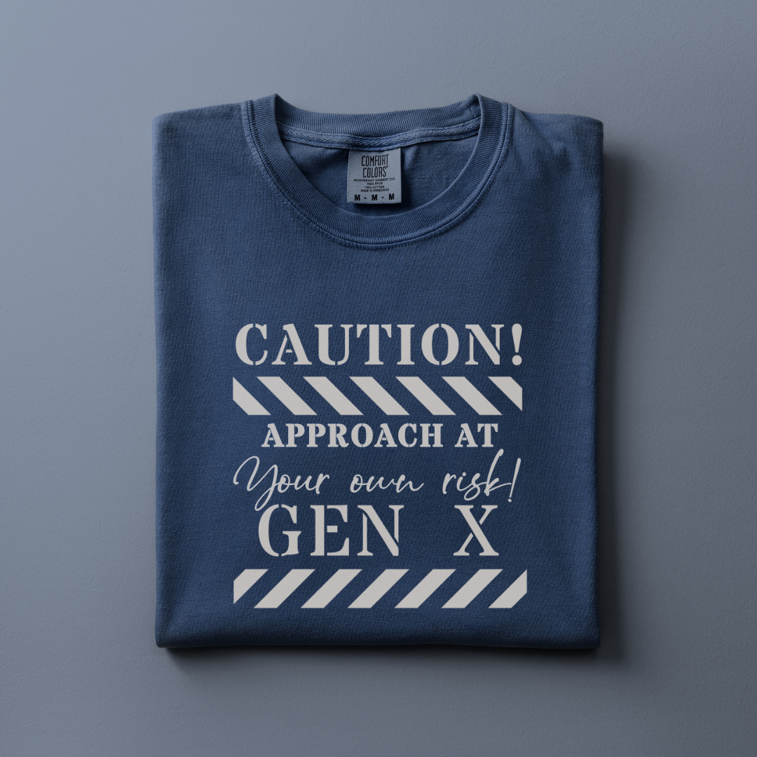 Caution Gen X Tee