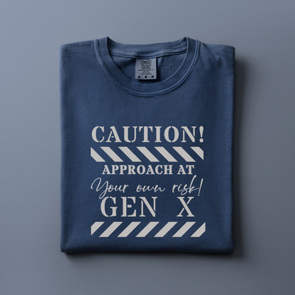 Caution Gen X Tee