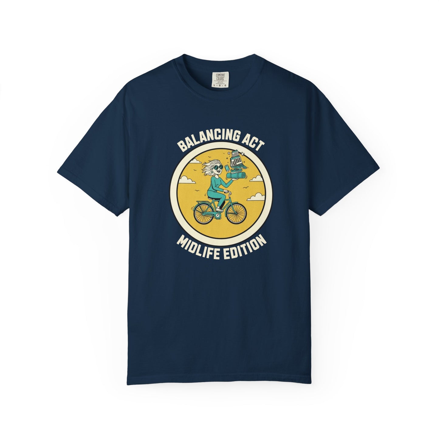 Balancing Act Midlife Edition T-shirt