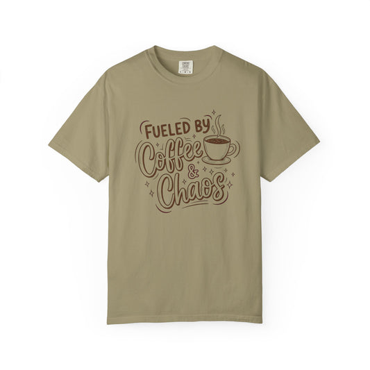 Fueled by Coffee and Chaos T-shirt