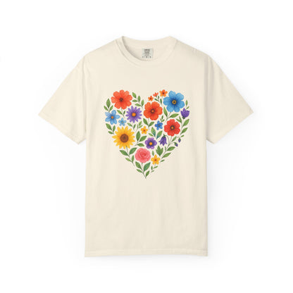 Floral Heart T-shirt