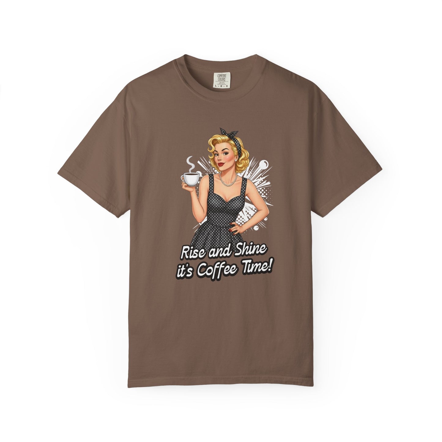 Rise and shine it's coffee time T-shirt