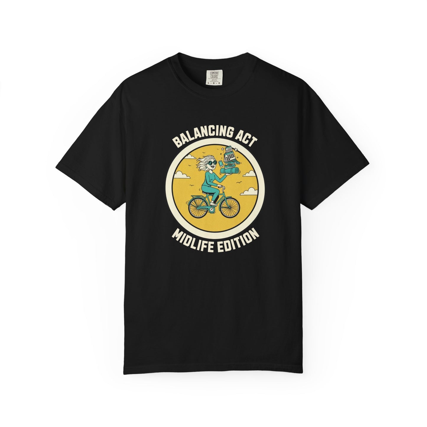 Balancing Act Midlife Edition T-shirt