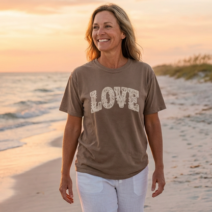 Love Tee (Faux Lace)