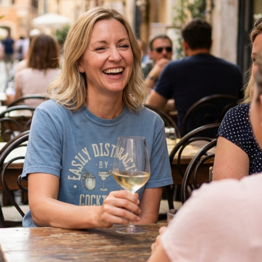 Distracted by Cocktails Tee